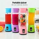 Portable Blender, USB Rechargeable Mini Juicer Blender,Electric Bottle Grinder Mixer, Personal Size for Juices, Shakes and Smoothies,Fruit Juicer Machine (GREEN)