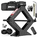 Portable Car Jack Kit 3 Ton, Heavy Duty Scissor Jack for Car, Spair Tire Jack with Ratchet Wrench, Car Emergency Kit Tool for Car SUV MPV