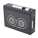 Luocute Portable Cassette Player, 5.0 MP3 Converter with Auto Reverse and USB Recording, for Vintage Music Enthusiasts and Tape Digitizing (A)