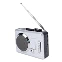Portable Cassette Player with Auto Reverse Recording, Retro Tape Player & AM/FM Radio, Built in Speaker, Digital Display for Home, Travel, Gifts (Battery Not Included)