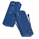 citicr Portable Charger 20000mAh PD20W w/Built-in Cables &amp; Wall Plug Navy