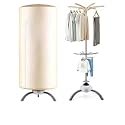 Portable Clothes Dryer to Quickly Dry A Large Number of Clothes and Shoes Travel Dryer Machine Compact Portable clothes dryers(Beige)