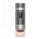 Portable Coffee Maker KF-JN-03 with Digital Display &amp; 20 BAR Pressure – Hot &amp; Cold Brew, Compatible with Coffee Grounds and Capsules, Compact Single-Serve Design with Transparent Cup &amp; 60ml Tank