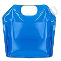 Portable Collapsible Water Storage Tank Water Container Water Carrier Lifting Bag Camping Hiking Survival Kit Tool / 5 Liters (Transparent in Colour)