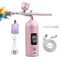 Portable Cordless Airbrush for Nails 35PSI with LCD Screen