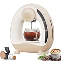 Portable Drip Coffee Maker, Single-Serve Coffee Maker, 85 °C Constant Temperature, 20S Fast Heating Extraction, 240ml Removable Water Tank for Office Home ChampagneGold-K-CUPcapsule