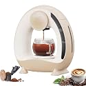Portable Drip Coffee Maker, Single-Serve Coffee Maker, 85 °C Constant Temperature, 20S Fast Heating Extraction, 240ml Removable Water Tank for Office Home ChampagneGold-Powdered