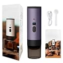 Portable Electric Espresso Coffee Maker, Rechargeable Capsule Machine, 90ML Tank, 120ML Cup, 5 Colors (Dark Night Purple Standard Edition, without bracket velvet bag)