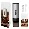 Portable Electric Espresso Coffee Maker, Rechargeable Capsule Machine, 90ML Tank, 120ML Cup, 5 Colors (Starry Sky Grey Standard Version, without stand and storage bag)