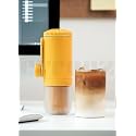 Portable Espresso Coffee Machine, Manual Portable Coffee Machine for Campervans Reusable Coffee Capsule, Suitable for Car, Home, Office Use.