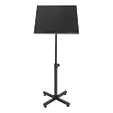 Portable Floor Lectern Podium Stand for Speech, Presentation, Adjustable Height for Laptop, Book or Sheet Music