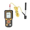 Portable Hardness Tester 170 to 960 HL Metals Durometer Tester HL HRA HRB HRC HB HV HSD Hardness Meter with Color Screen for Steel Iron Bronze Copper Aluminium(HT-1208)