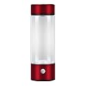 Portable Hydrogen Water Generator 420ml - Rechargeable Hydrogen Water Bottle for Health &amp; Wellness (Red)