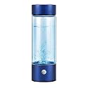 Portable Hydrogen Water Generator 420ml - Rechargeable Hydrogen Water Bottle for Health &amp; Wellness (Blue)