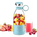 Portable Juicer Blenders For Smoothies And Juices USB Rechargeable Mini Juicer Bottle Blender Shake Maker Electric Battery Mixer Grinder Machine,Travel Juice Maker for Fruits, 320Ml