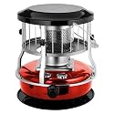 Portable Kerosene Heater 9000 BTU, 2-in-1 Non-Electric Radiant Heating Stove with 4.5L Tank 16-21H Run Time, Indoor Outdoor Heater for Camping, Hunting, Home &amp; Emergency Use Red