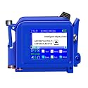 Portable Mini Inkjet Printer Production Date Qr Code Pattern Label Printing Machine Plastic Bottle Metal Glass Does Not Fade Multi-Format Printing,Blue-1 Printer-3 HD Ink