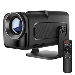 portable mini projector 4k 1080p full hd projector support video projector wifi 5g bt 50 cinema projector 180 can be rotated compatible with tv stickwindowsiosandroid for kids and adultspi3
