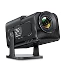 Portable Mini Projector, 4K 1080P Full HD Projector, Support Video Projector, WiFi 5G BT 5.0, Cinema Projector 180° Can Be Rotated,Compatible with TV Stick/Windows/iOS/Android for Kids and Adults.PI4