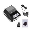 Portable Money Counter Machine Small Banknote Bill Detector Denomination Value Counter UV/MG/IR Counterfeit Fake Money Currency Cash Checker Tester