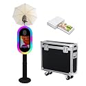 Portable Photo Booth Machine Compatible with iPad,Black Machine+Printer