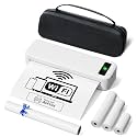 TATTMUSE AirPrint Wi-Fi Inkless Portable Printer for Travel, 8.5x11, White