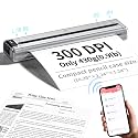 Portable Printers Wireless for Travel,Q302 WiFi Inkless Thermal Printer with Reverse Charging, Phone Printer Supports US Letter/A4/B5/A5, Bluetooth Printers for Home Use Office,300DPI