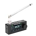 Portable Radio, Mini DSP Receiver with Aluminum Housing, 1.9 Inch Display, Full Band Coverage (FM AM LSB USB), for Weak Signal Reception