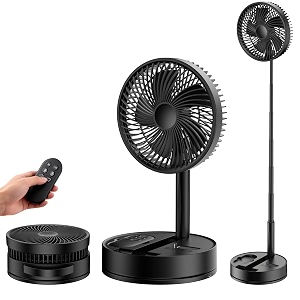 Portable Rechargeable Oscillating Travel Fan - 8