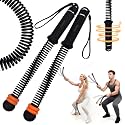 Portable Ropeless Battle Ropes for Men & Women,Adjustable Weights Cordless Battle Ropes for Home Gym,Exercise Ropes with Variable Resistance,for Strength & HIIT(Black)