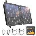 Portable Solar Panel 10W,Waterproof IP65 Foldable Solar Charger Small & Lightweight With Dual USB Outputs(5V/2A Max),Compatible With iPhone,iPad,Samsung For Outdoor Hiking Camping Backpacking