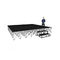 Portable Stage Platform - Connectable Modular Kit Based Entertainment Riser Performance Deck Stand for Wedding Dancers(122x122x40cm)