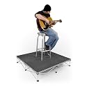 Portable Stage Platform - Modular Riser Connectable Performances Deck, 20/40/60/80cm Height Kit(100x100x20cm)