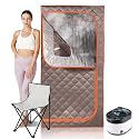 Portable Full Size Personal Steam Sauna, 4L 1500W Home Sauna Spa