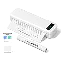 TATTMUSE Portable Thermal Printer, Bluetooth Printers Wireless for Travel Home Use, Mini Compact Printer