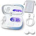 Portable Ultrasonic Lens Cleaner with USB Power and LED Timer Blue