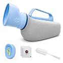 Portable Urinals for Men, 40 fl oz, Soft Silicone Opening