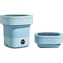 Portable Washing Machine, 16L Mini Washing Machine With Spin Basket, Small Portable Washer Machine Suitable for Underwear Small Clothes Dryer Deep Cleaning B1