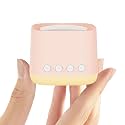 Portable White Noise Machine,Mini Sound Machine for Travel with Breathing Night Light,16 Soothing Sounds,Timer,Rechargeable Brown Noise Machines for Sleeping Adults Gift,Office Privacy,Home (Orange)