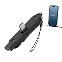Portronics 240W Dockpin Type C to Type C Adapter with in Built Stand, Smart E-Marker Chipset, Pocket-Sized Connector, Compact Cable-Free Design, Compatible with Laptops, Smartphones, Tablets(Black)
