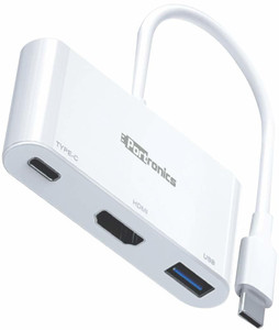 Portronics C-Konnect3-in-1 USB Type C Multiport Adapter
