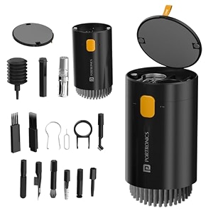 portronics clean g 20 in 1 multipurpose device cleaner cleaning kit for laptops smartphones keyboards desktop amp earphonesblack