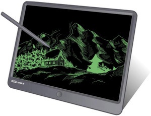 portronics ruffpad 15 re-writable lcd screen 381cm 15-inch grey grey