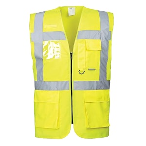 Portwest Berlin Executive Hi-Vis Vest Visibility Reflective