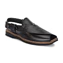 POS Men39s Ethnic Synthetic Leather Peshawari Slip