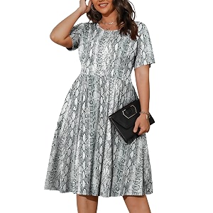 POSESHE Womens Plus Size Summer Dress 2026