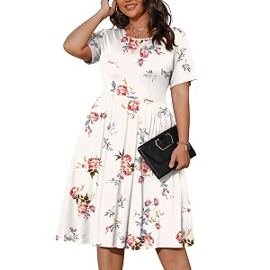 POSESHE Womens Plus Size Summer Dress 2026