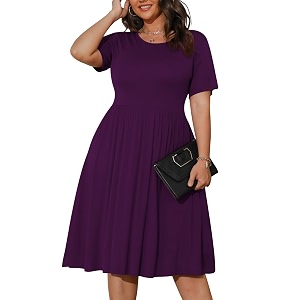 POSESHE Womens Plus Size Summer Dress 2026