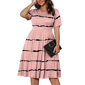 POSESHE Womens Plus Size Summer Dress 2026
