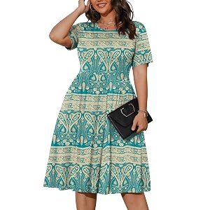 POSESHE Womens Plus Size Summer Dress 2026